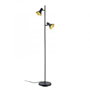 Industriele vloerlamp met 2 spots - Seventy vloerlamp