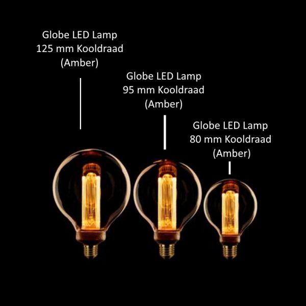 LED Lamp Globe - Bol lamp in 3 maten