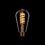 Edison Spiraal - LED Lamp E27 (Rookglas)