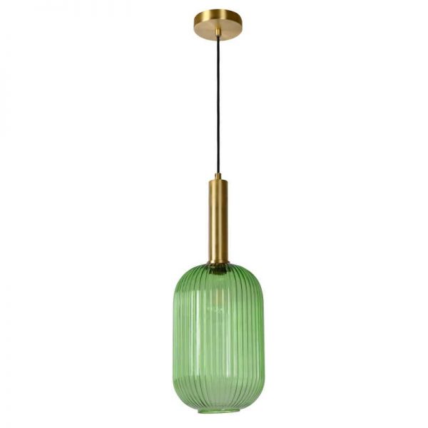 Danique Hanglamp - Glazen kap (groen)