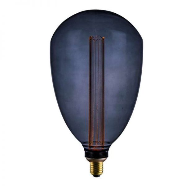 Ballon XXL LED-Filamentlampe - Rauchglas