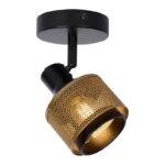Rachel-spot-1-flamming-schwarz-gold-metall-lampencompleet