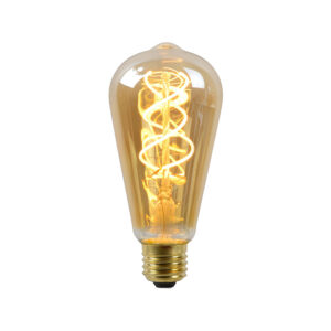 Lucidexlampencompleet_Edison_led_lamp_spiraal_amber